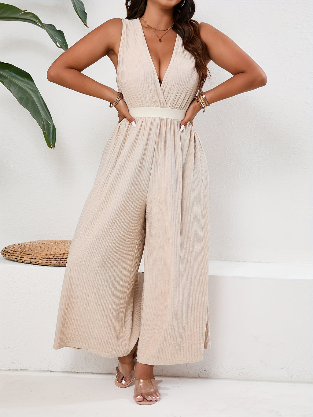 Schwarzer Eleganter Jumpsuit - Ella