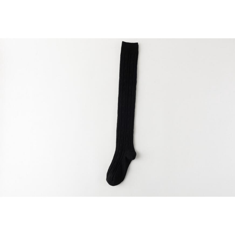 Weiße Strick-Winterleggings - Nora