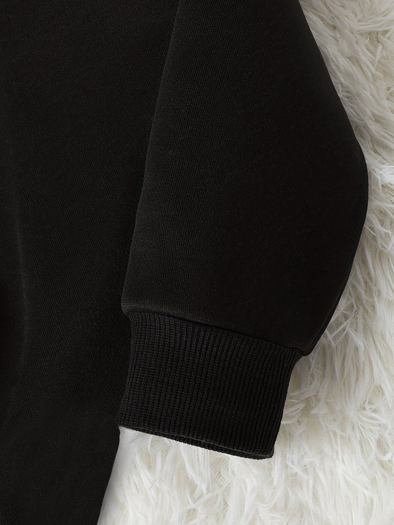 Schwarzes Halloween-Smile-Sweaterkleid - Lisa