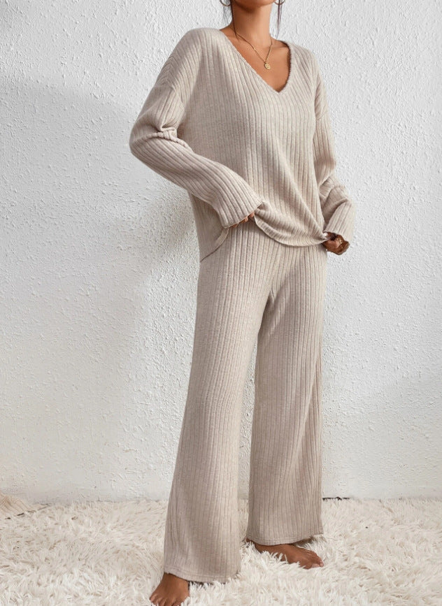 Strick 2-Teiler Beige - Sophia