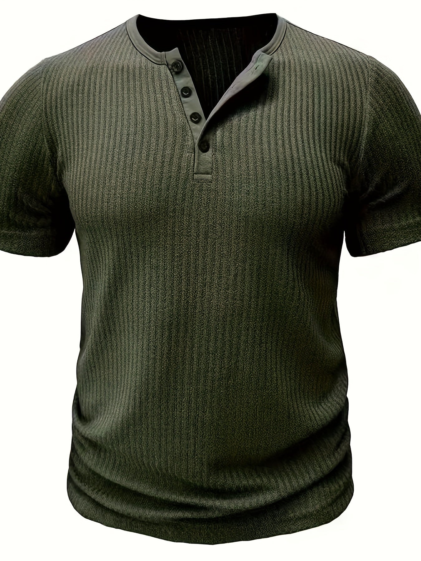 Weißes Henley-T-Shirt - Finn