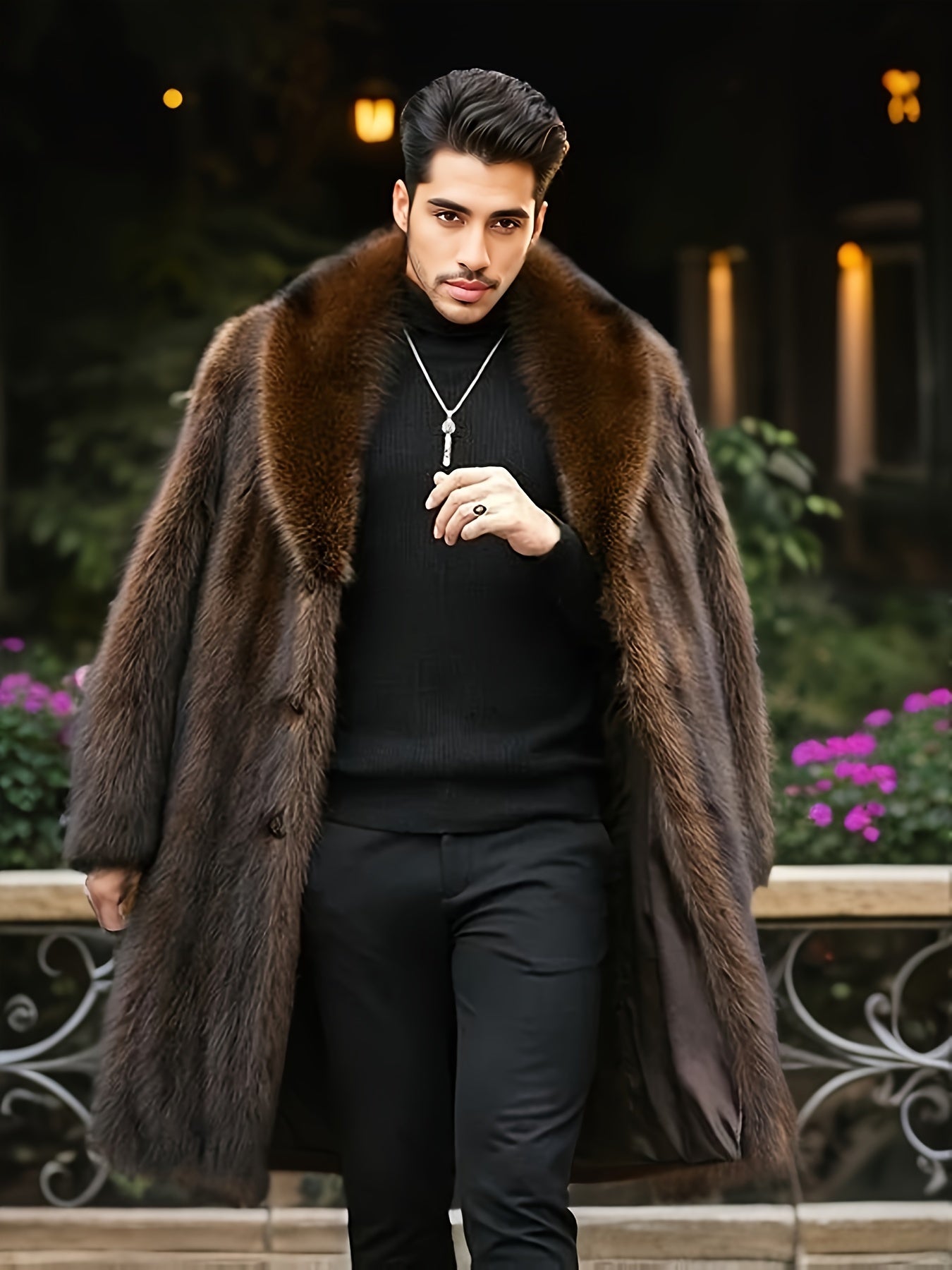 Brauner Herren Mantel – Elias