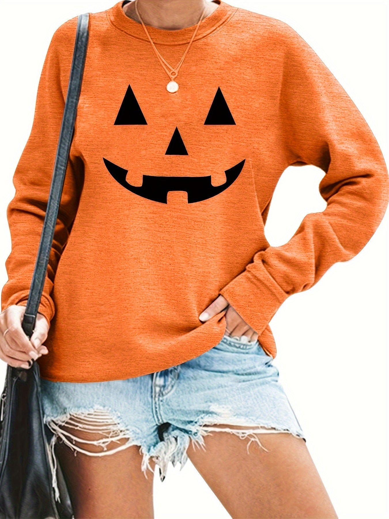 Orangen Halloween Hoodie - Sophie