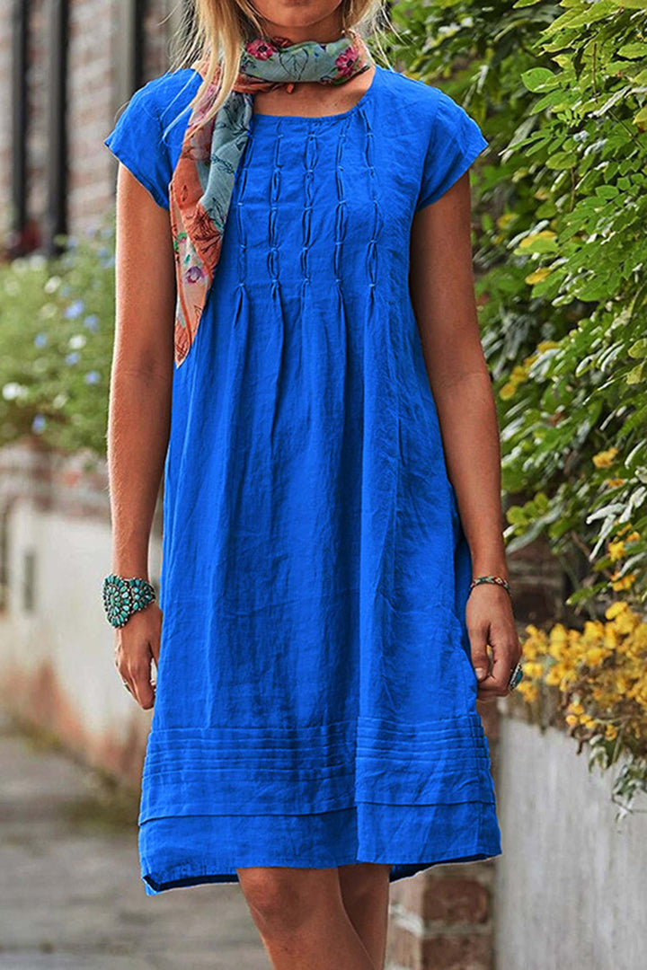 Oranges Sommerkleid - Clara