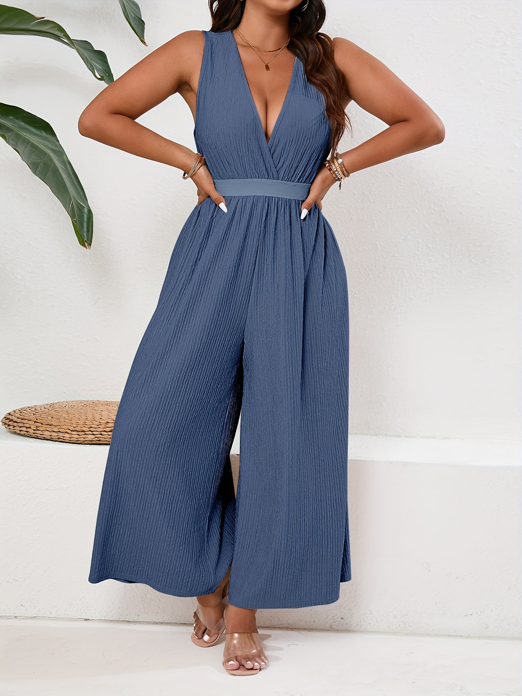 Schwarzer Eleganter Jumpsuit - Ella
