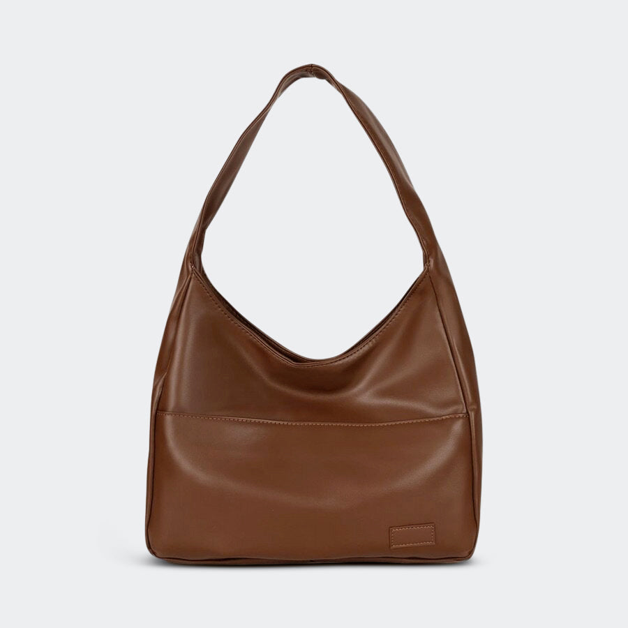 Burgunderrote Schultertasche - Elin
