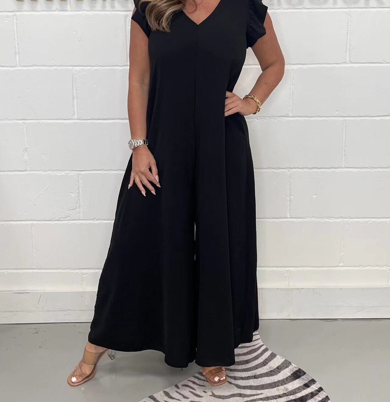Schwarzer Casual Jumpsuit - Lara