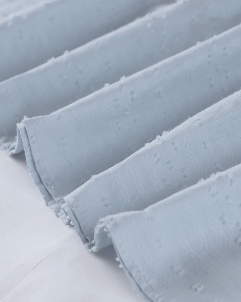 Kalena - Blaues Strandkleid mit Tasche