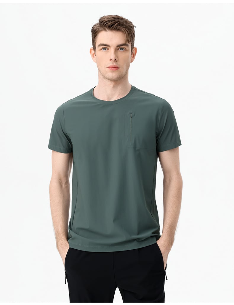 Grünes Eiskühlendes Sommer-T-Shirt - Max