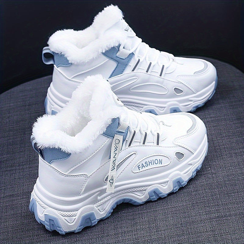 Weiße Blaue Winter Sneakers - Storm