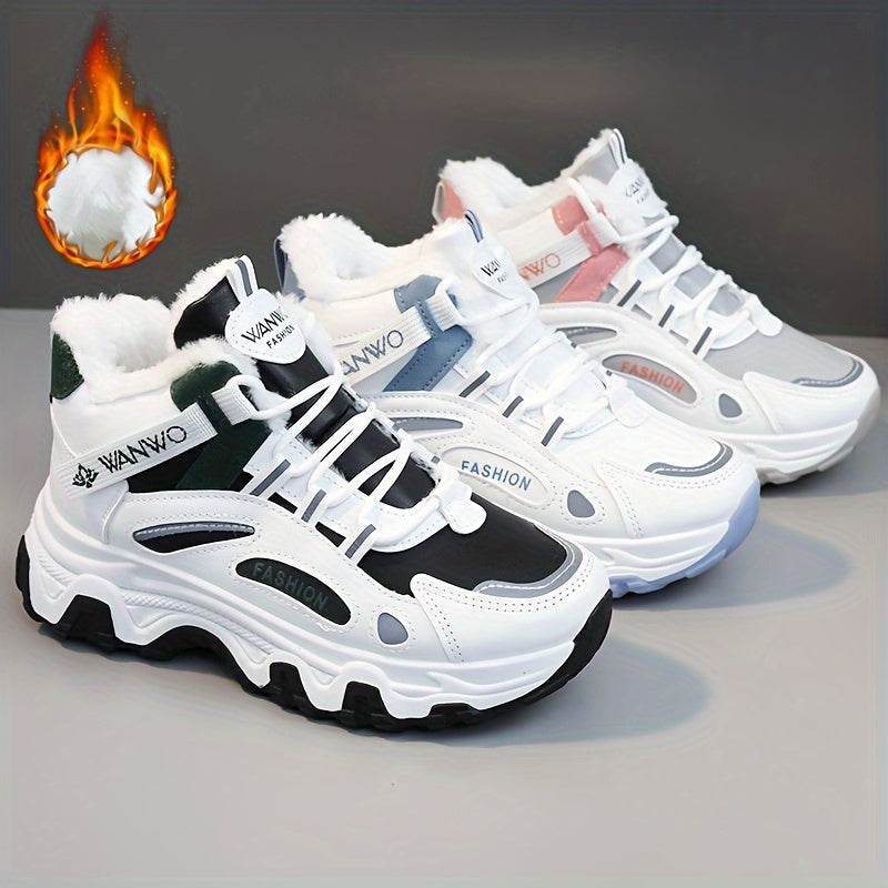 Weiße Blaue Winter Sneakers - Storm