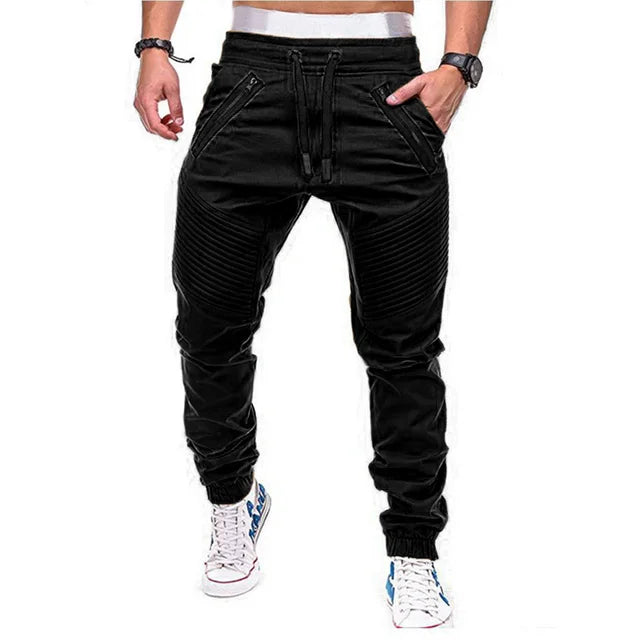 Schwarze Casual Jogger-Haremhosen - Leo