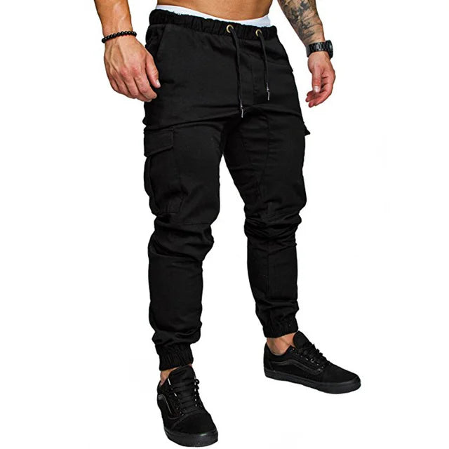Schwarze Casual Jogger-Haremhosen - Leo
