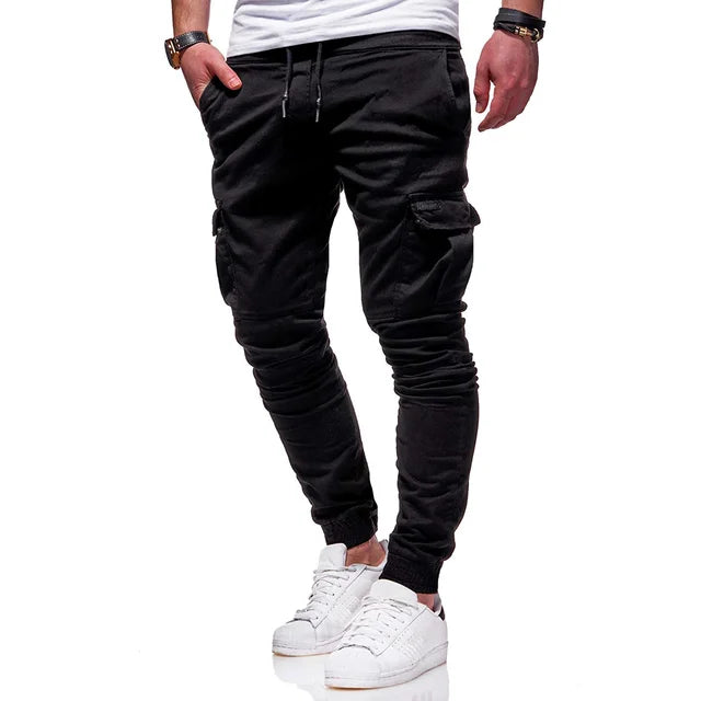 Schwarze Casual Jogger-Haremhosen - Leo