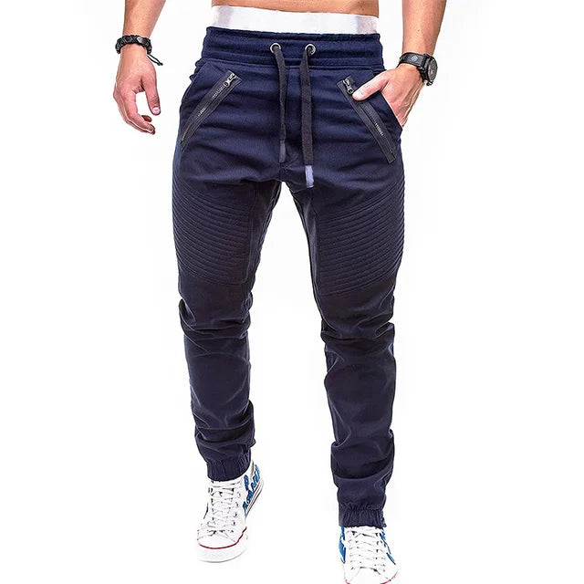 Schwarze Casual Jogger-Haremhosen - Leo