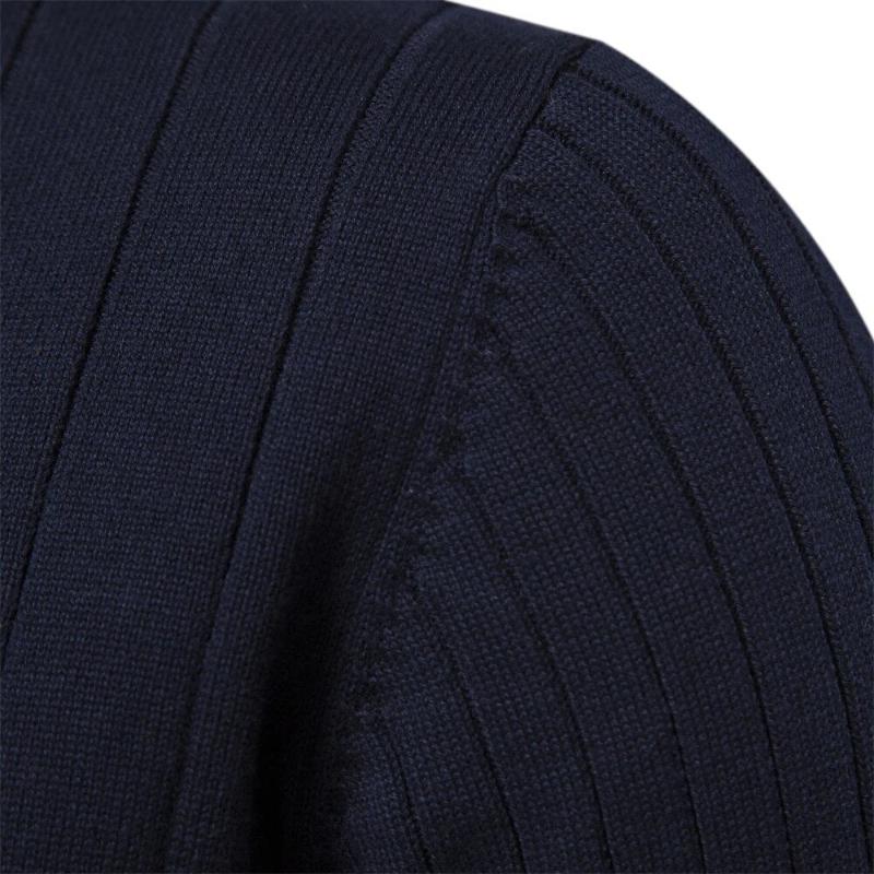 Muscle Fit Rippstrick Pullover Braun - Max