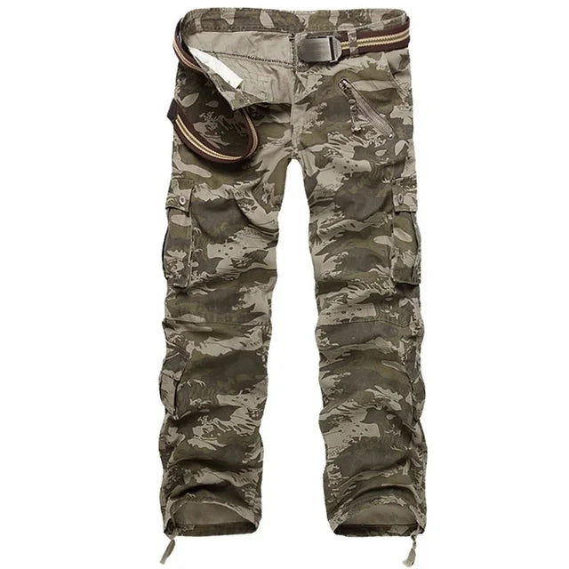 Donald - Grasgrüne Camo Joggers