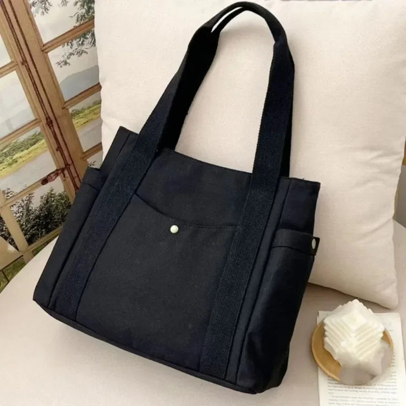 Weiße Canvas-Tasche - Corina