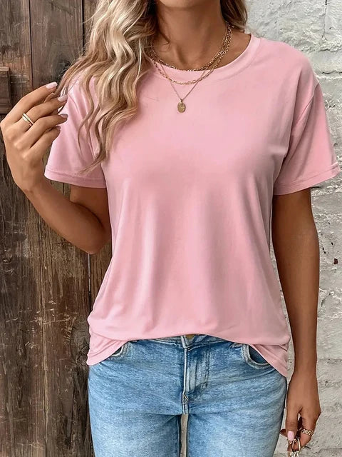 Morris - Pinkes Sommer Stretch T-Shirt