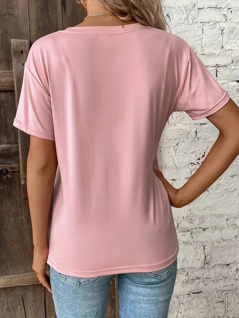 Morris - Pinkes Sommer Stretch T-Shirt