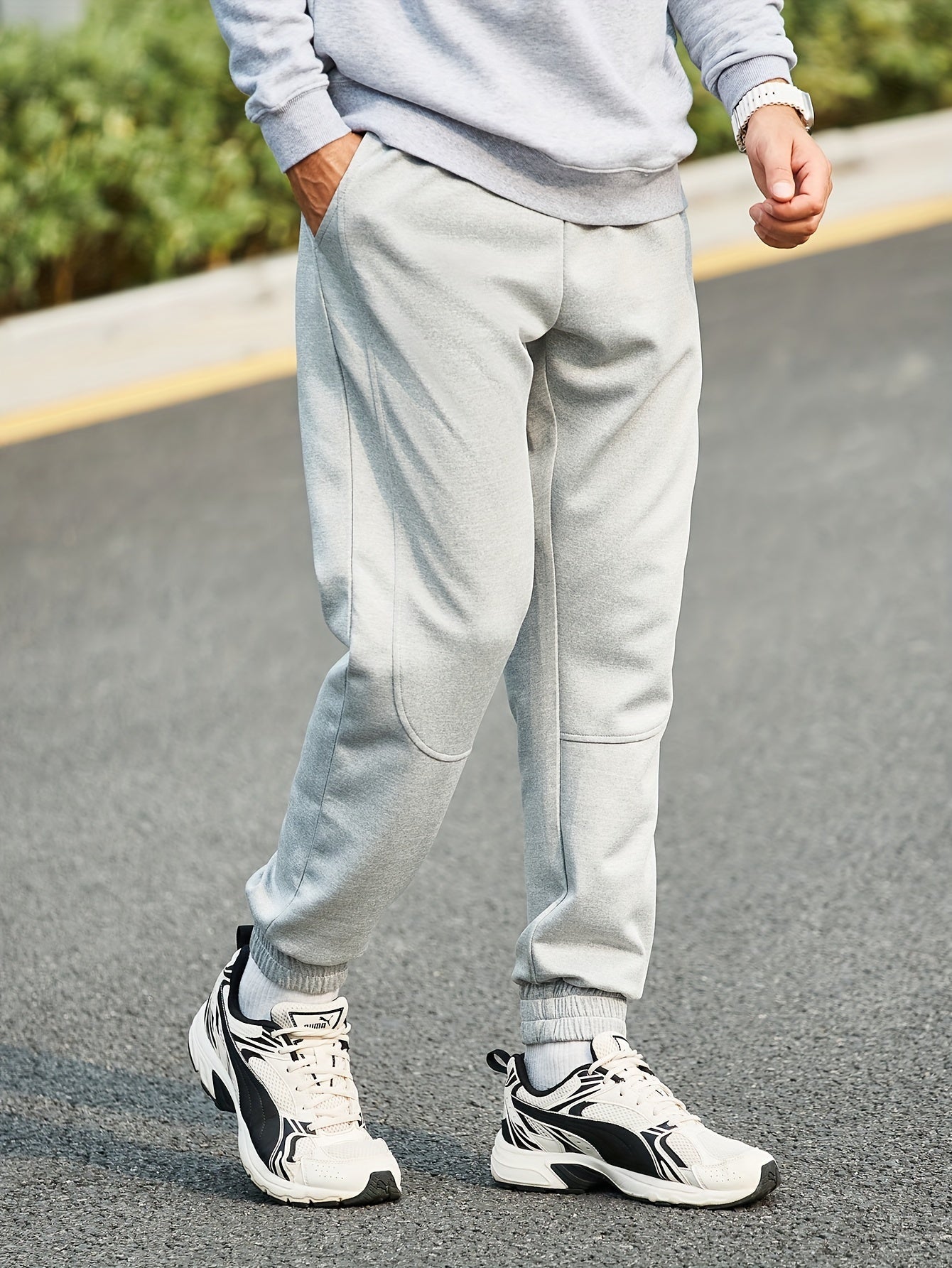Graue Jogginghose mit Kordelzug - Dane