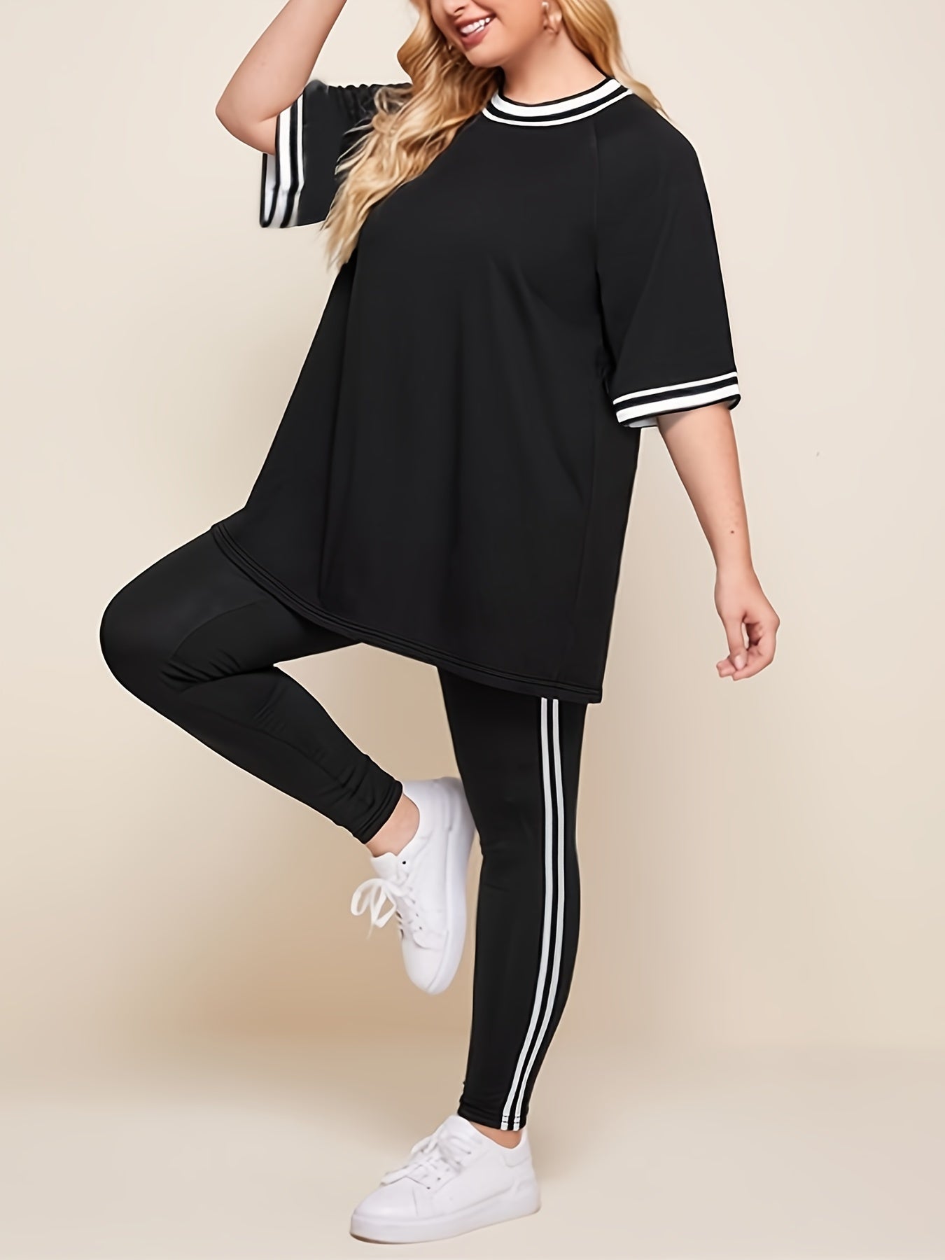 Schwarzes Streifen-Set - Clara