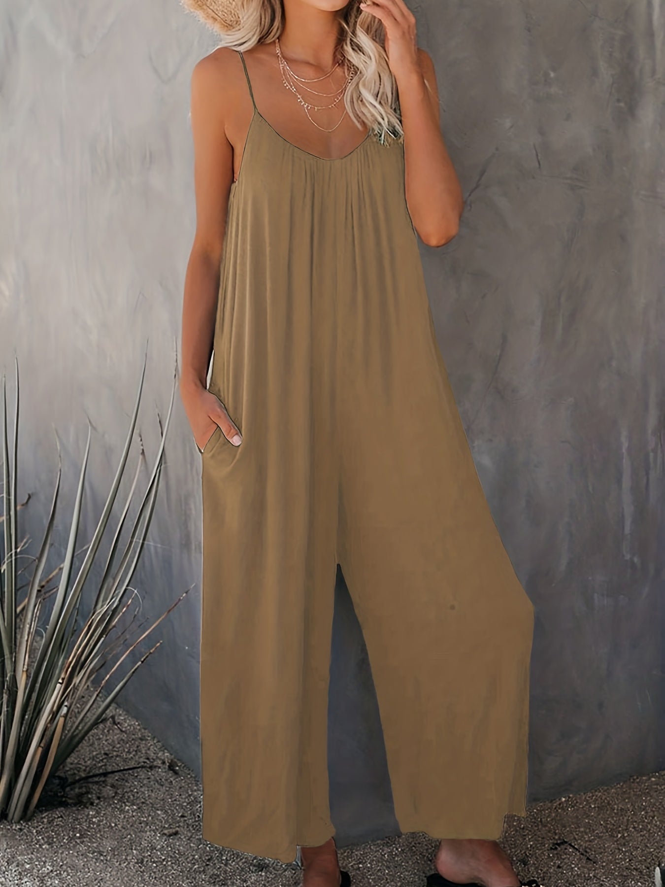 Schwarzer Jumpsuit - Lara