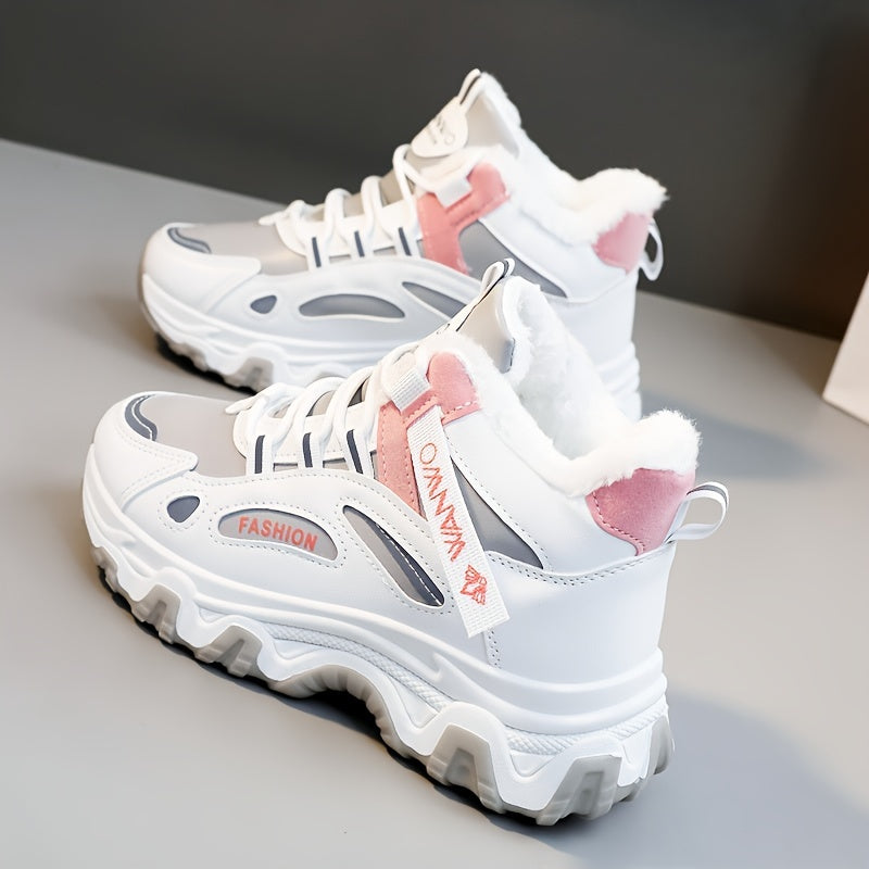Weiße Blaue Winter Sneakers - Storm