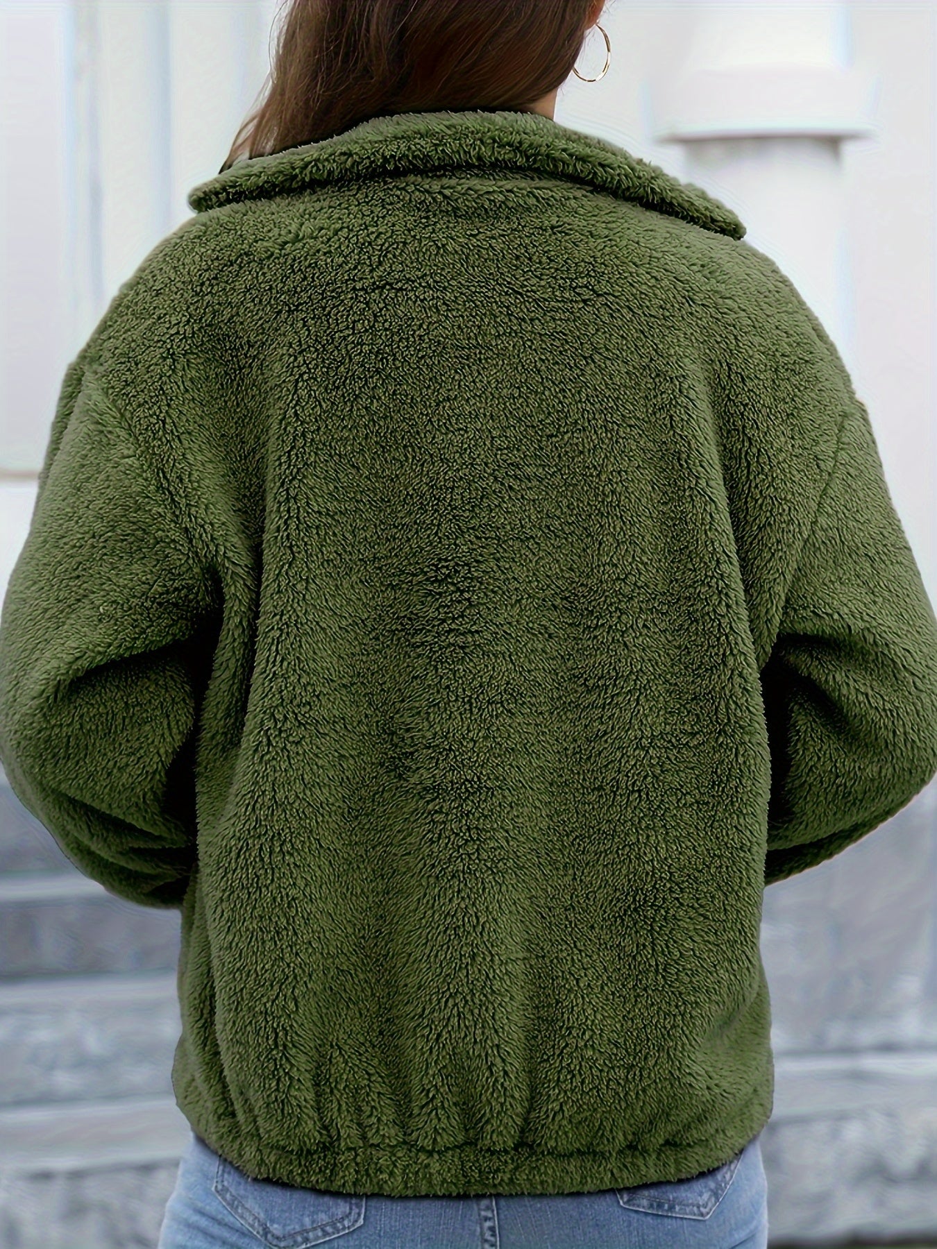 Kamel Kurze Fleecejacke - Liv