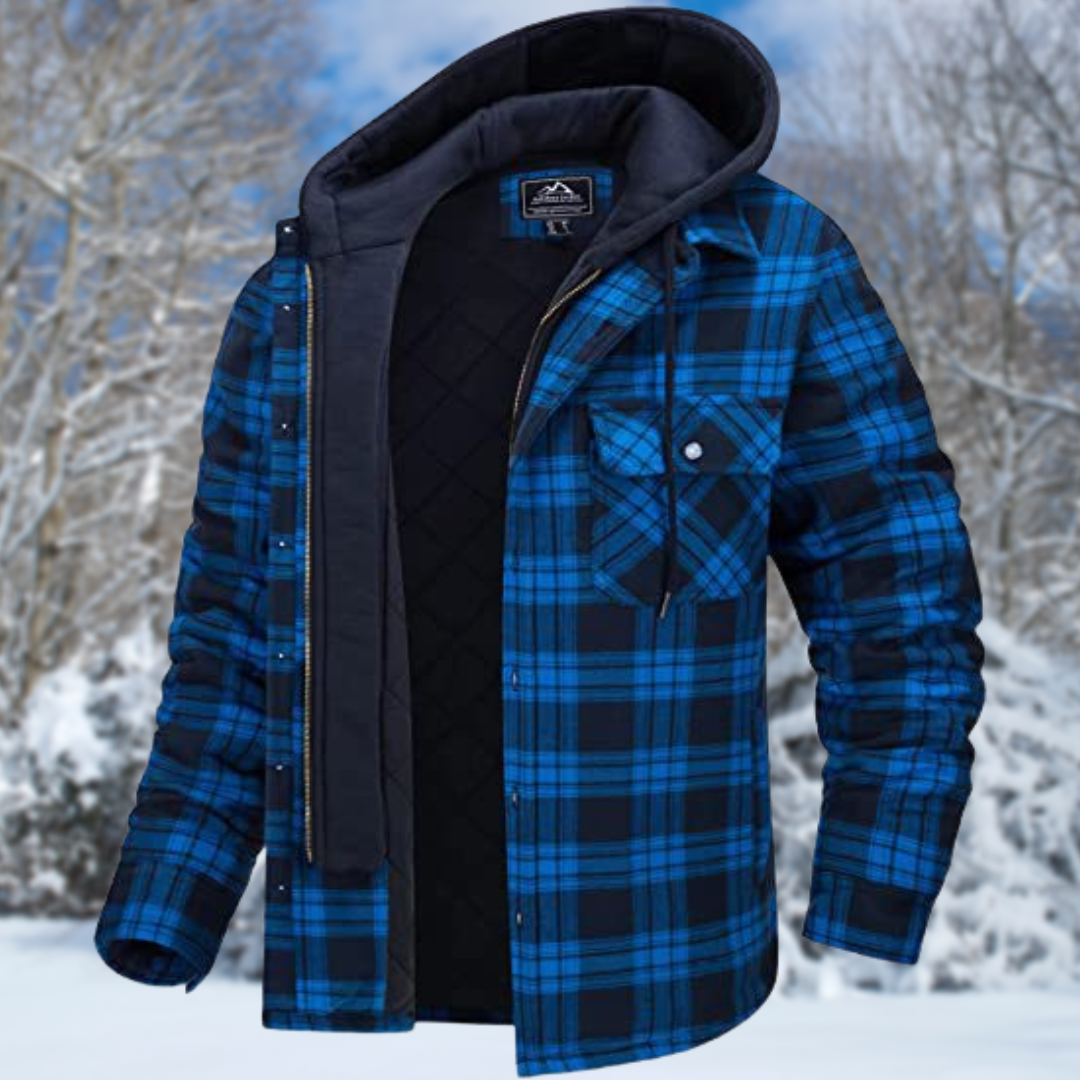 Winterjacke Schwarz-Weiß - Jonas