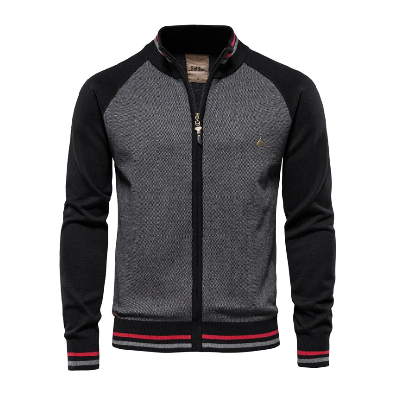 Grüne Herren Baseball Jacke – Finn