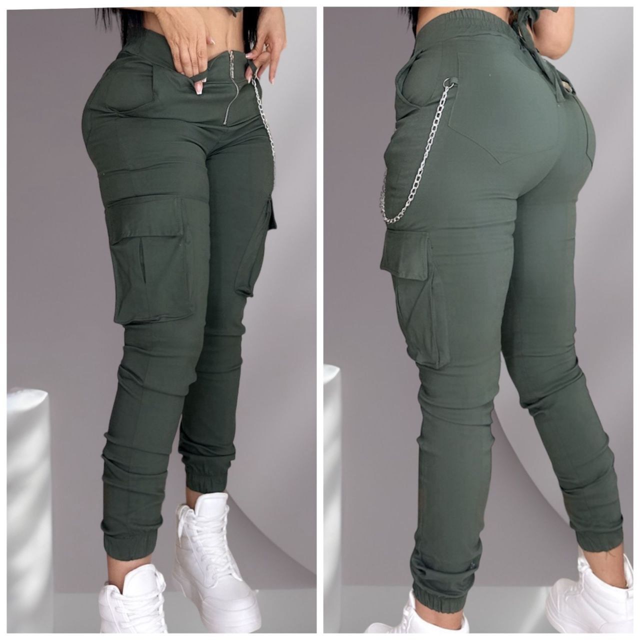 Beige Jogginghose für Damen - Nina
