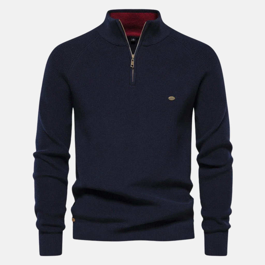 Essentieller Pullover Marineblau - Felix