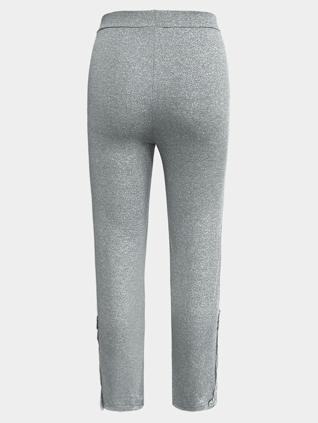 Marineblaue Plus Size Leggings mit Kontrastspitze - Lea