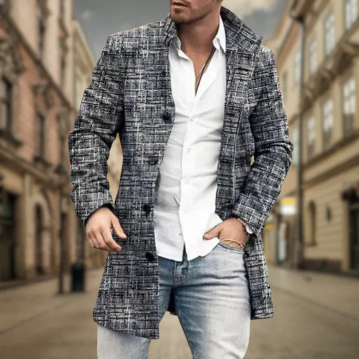 Eleganter Mantel Grau - Victor