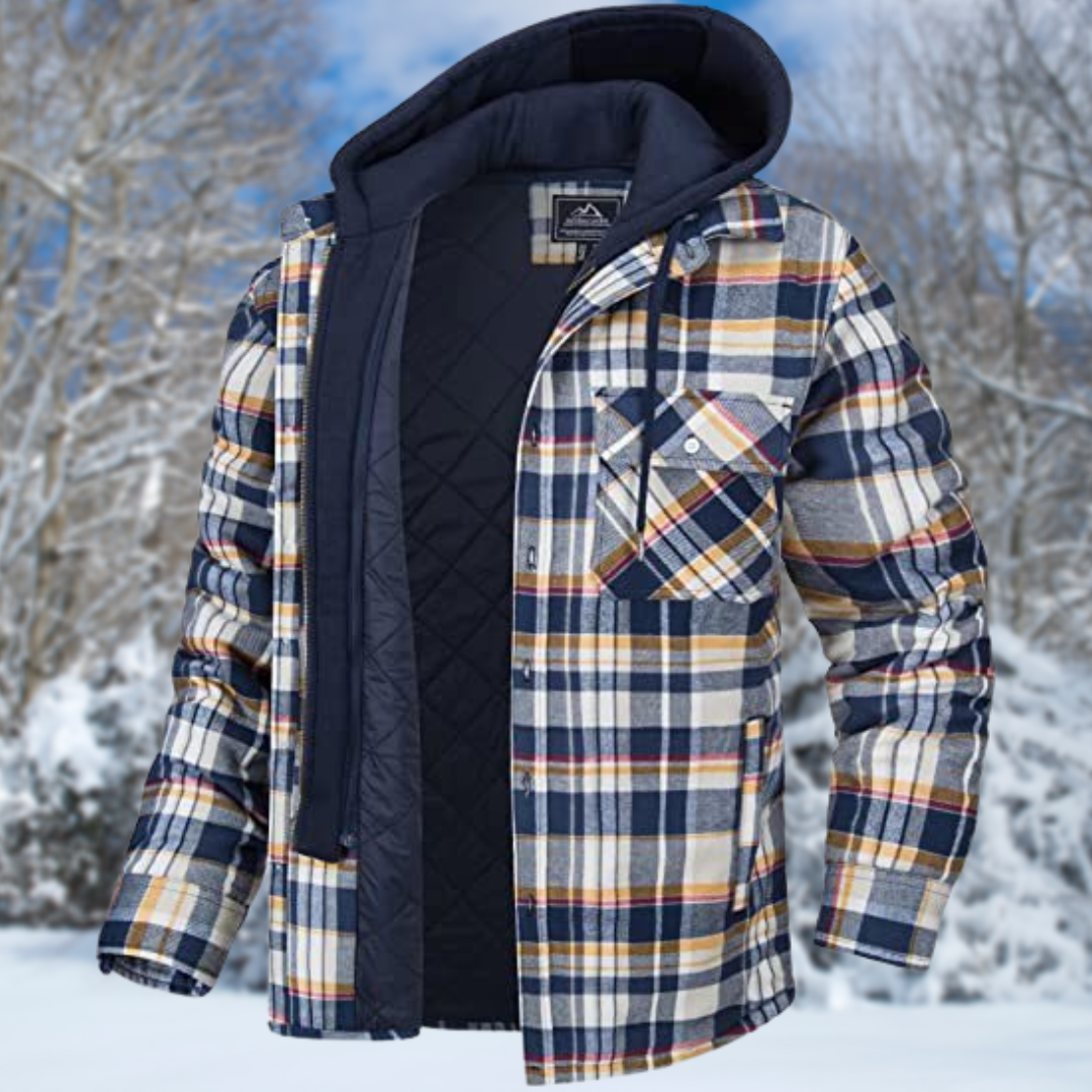Winterjacke Schwarz-Weiß - Jonas
