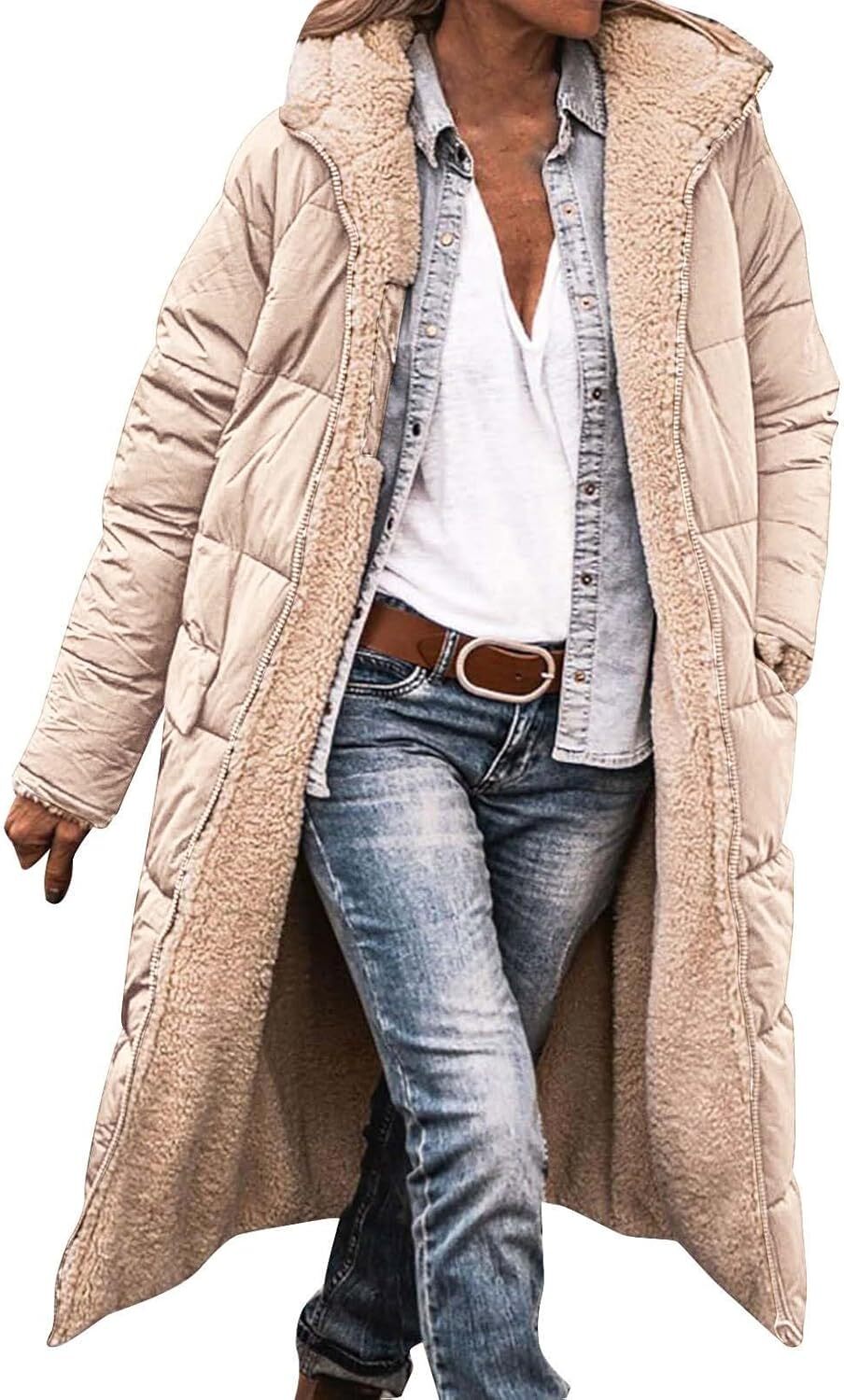 Wendbare Fleecejacke Blau - Nova