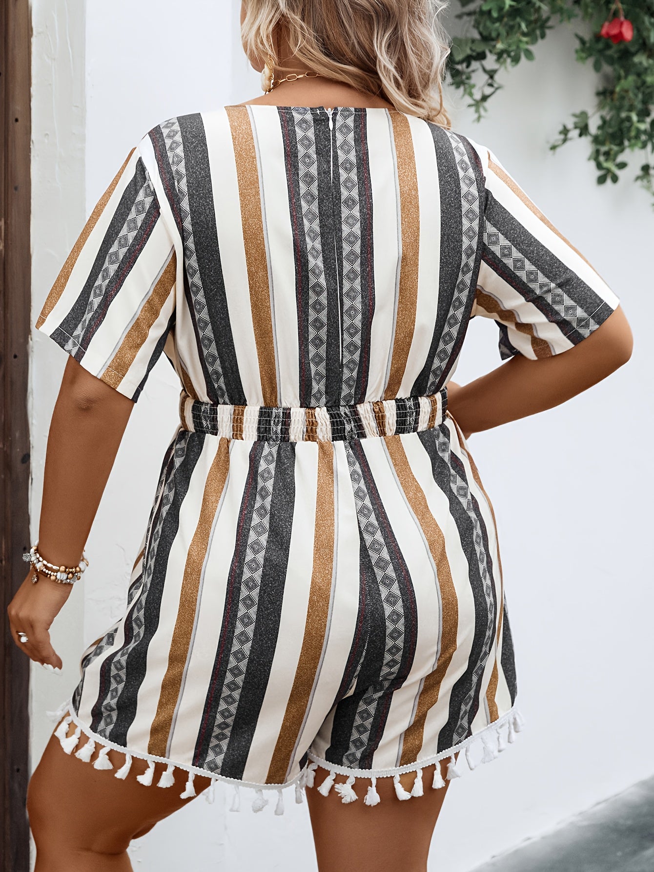 Gestreifter Romper - Mila