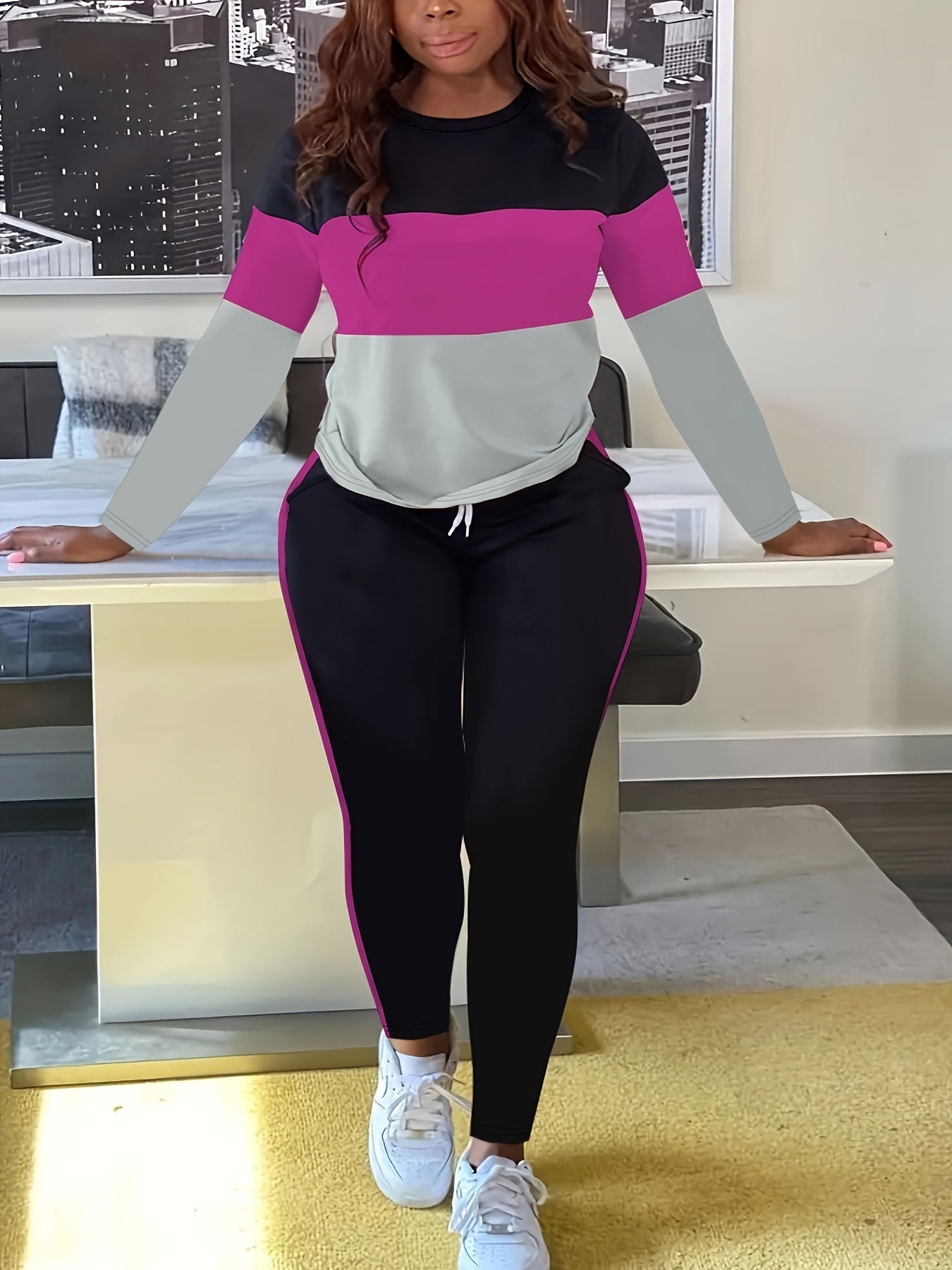 Rosa Colorblock-Set - Clara