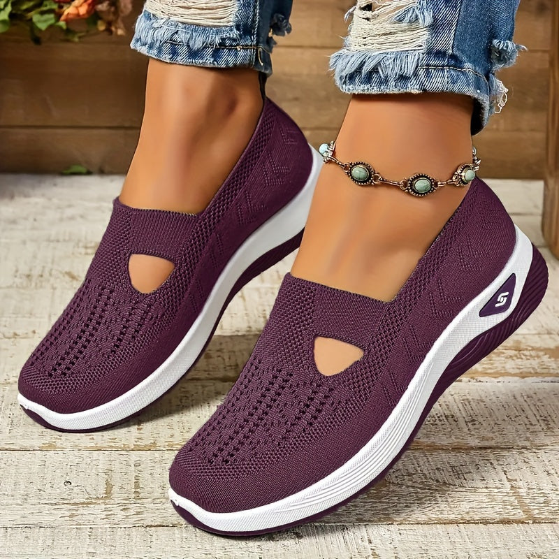 Rote Leichte Slip-On Sneakers - Ruby