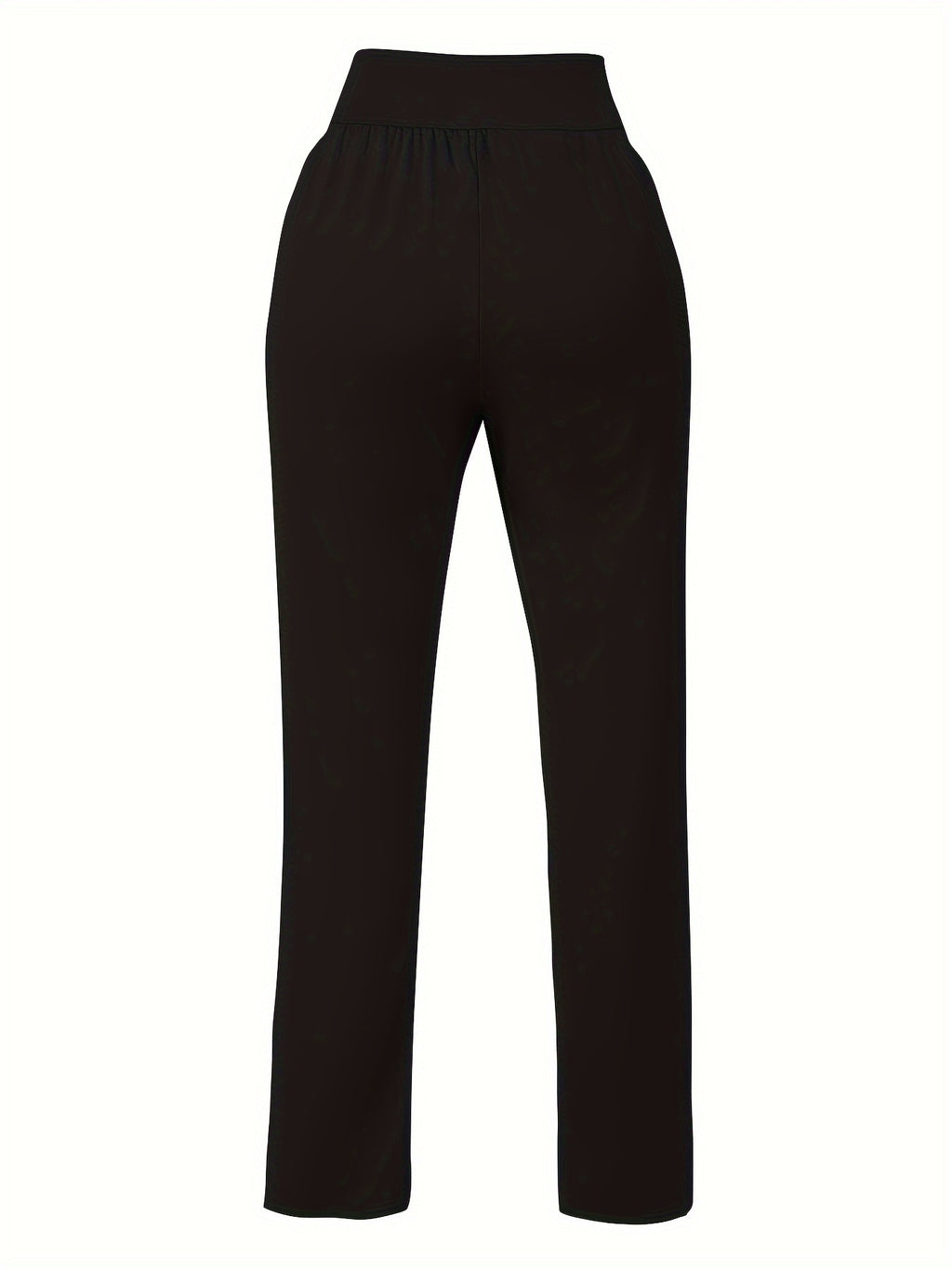 Schwarze Plus Size Gerade Hose - Emma