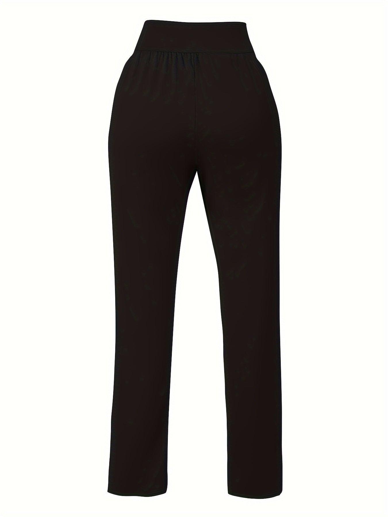 Schwarze Plus Size Gerade Hose - Emma