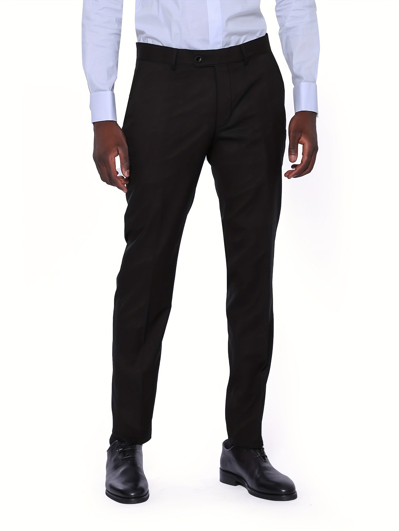 Schwarze Slim-Fit Hose - Kane