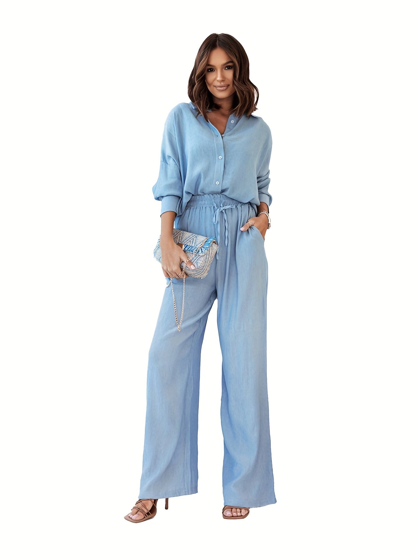 Blaues Casual-Set - Sophie
