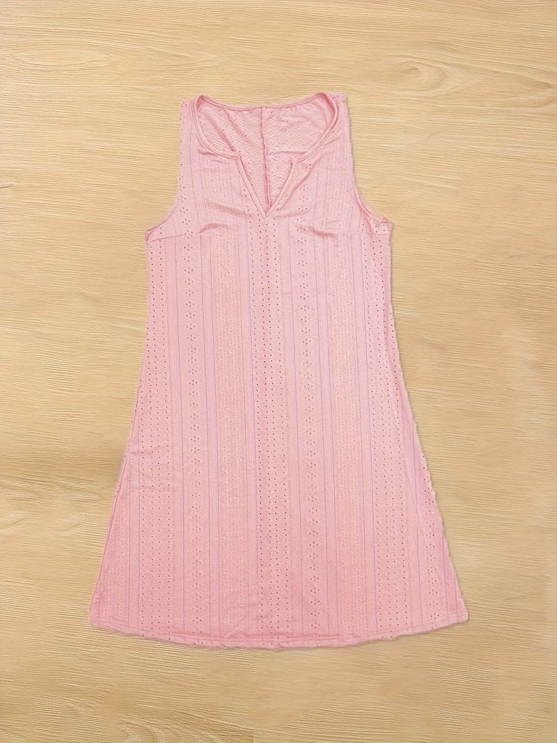 Luna - Weißes Kleid mit Ausschnitten in einfarbiger Farbe