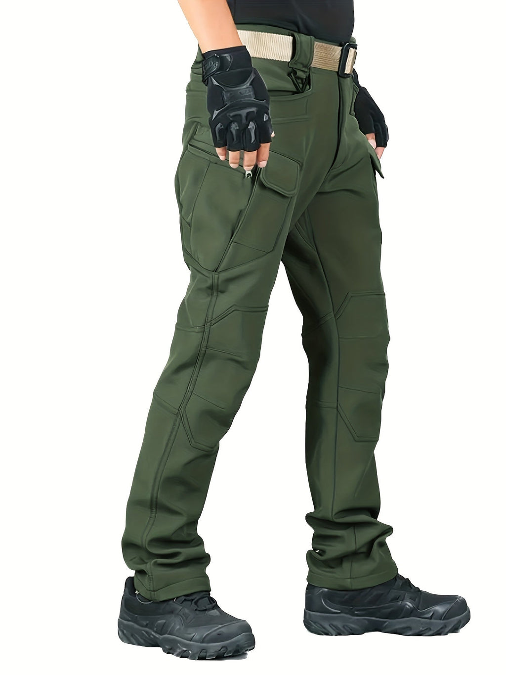 Schwarze Thermo-Cargohose - Lars