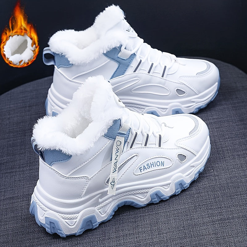 Weiße Blaue Winter Sneakers - Storm