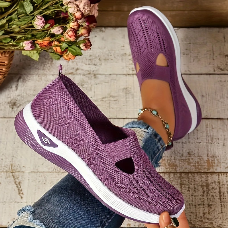 Rote Leichte Slip-On Sneakers - Ruby