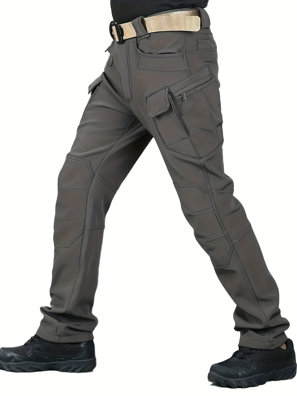 Schwarze Thermo-Cargohose - Lars