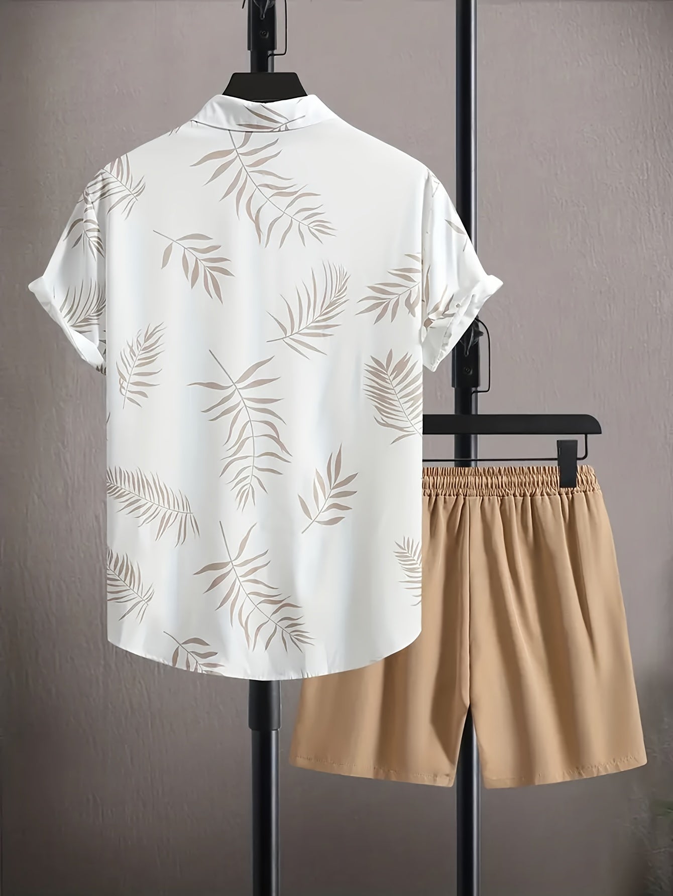 Beige Tropischer 2-Teiler - Kai